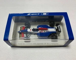 Spark 1/43 Tyrrell 021 Yamaha F1 GP del Giappone Ukyo Katayama 1993 Quasi inu... - Foto 1 di 5