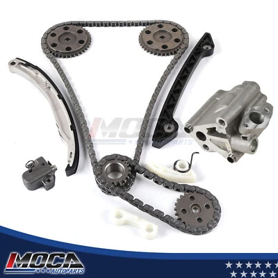 Kit de cadena de distribución con bomba de aceite para 05-06 Ford Escape Mercury Mariner 2,3 L DOHC  Foto 1 de 4