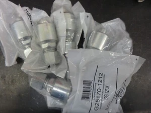 Accesorios hidráulicos Gates G25170-1212, 12G-12FJX (6 piezas) - Imagen 1 de 1