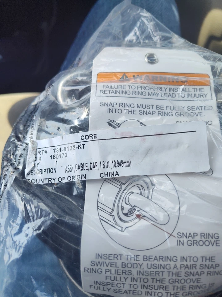 Cable Startrac 731-8122-kt Foto 1 de 1