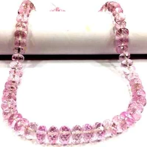 AAAA++ QUALITY Extremely Rare Pink Spinel Beads Faceted Rondelle Gemstone Beads. - Picture 1 of 10