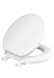 Mayfair by Bemis Round White Soft Toilet Seat-15EC - Picture 1 of 6