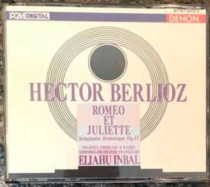 BERLIOZ "ROMEO ET JULIETTE" 1988 2 CDS DENIZE, COLE, LLOYD, INBAL, COND. - Foto 1 di 1
