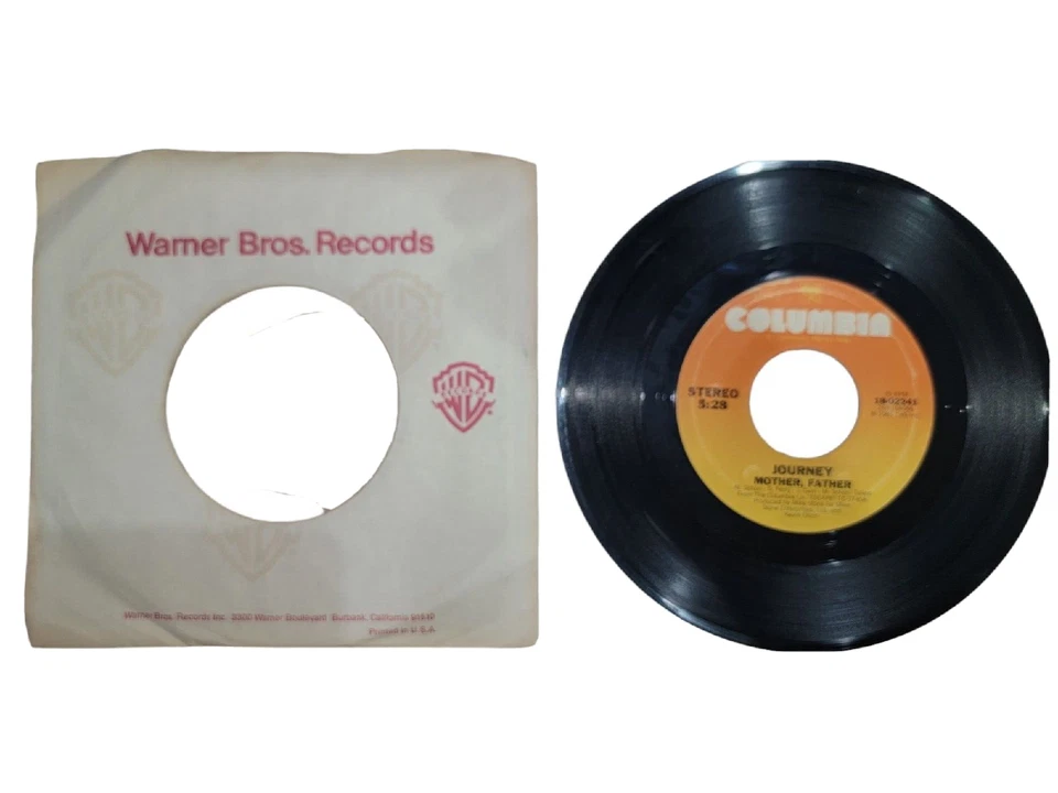 Journey Mother Father/Who's Crying Now Vinyl 45 RPM Record Columbia - Image 1 of 4
