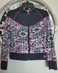 RBX Girls Active Hoodie JacketBlack,Pnck,Green Size S 7/8 - Picture 1 of 6