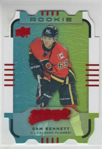 15/16 UD MVP Calgary Flames Sam Bennett Colours & Contours Teal L3 RC card #188 - Picture 1 of 2