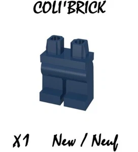 Lego 970c00 Jambe - 1x Pantalon / Minifig hips ang leg - Bleu / Dark Blue - NEUF - Imagen 1 de 1