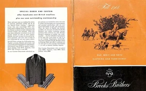 Brooks Brothers Fall 1966 Men's And Boys' Clothing And Furnishings Catalog - Bild 1 von 10