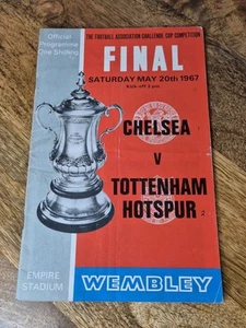 Chelsea V Tottenham Hotspur FA Cup Final 1967 Football Programme - Picture 1 of 2