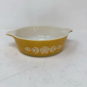 Vintage Pyrex Butterfly Gold 471 - 1 pt Auflaufform ohne Deckel - Bild 1 von 5