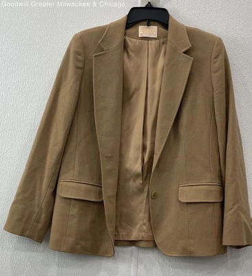 VNTG Pendleton Woolen Mills Tan Blazer Size 12 - Image 1 of 3