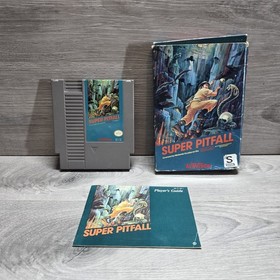 Super Pitfall Nintendo Entertainment System NES 1987 CIB W/ Manual & Inserts