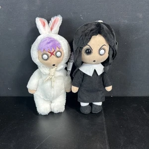 Living Dead Dolls Creepy Cuddlers 8 Zoll Plüsch Serie 1 Eggzorcist Sadie Set 2011 - Bild 1 von 5