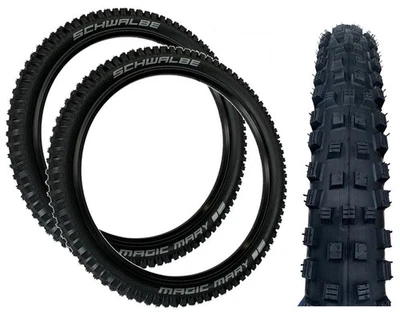 PAIR Schwalbe MAGIC MARY 26 x 2.35 BIKE PARK Performance ADDIX MTB TYRES - Image 1 of 4