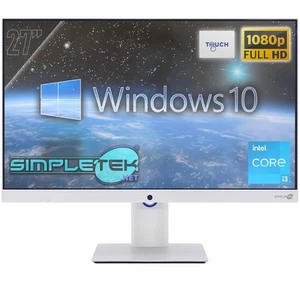 Tout en Un 27 " Touch i3 RAM 4GB SSD 120GB Windows 10 Pro Aio Ordinateur FHD - Photo 1/9