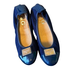 Zapatos planos informales sin cordones Dolce & Gabanna de cuero azul elástico para mujer 9 - Imagen 1 de 10
