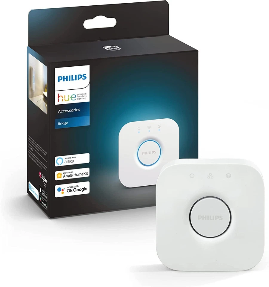 Control Philips Hue Bridge para sistemas de iluminación Hue, centralita inteligente - Imagen 1 de 1