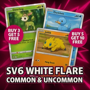 Pokémon TCG White Flare Singles Common & Uncommon Card List NM/Mint English - Picture 1 of 142