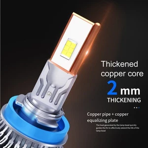 LED Car Headlight Lights 6000K with High Luminous Output for All Vehicles - Picture 1 of 15