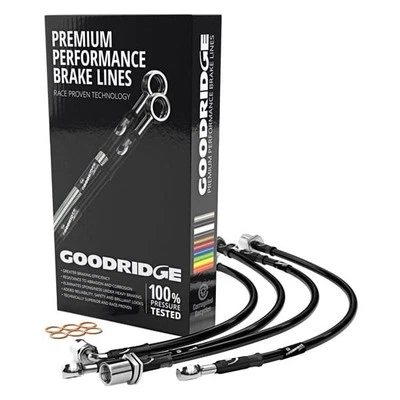 For Saab 9-3 03-09 Goodridge G-Stop Stainless Steel Front & Rear Brake Line Kit - Изображение 1 из 2