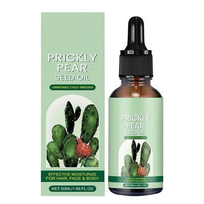 Kaktusfeigenkernöl für Gesicht, Haut, Haare und Nägel, trockene Haut und Kör - Bild 1 von 4