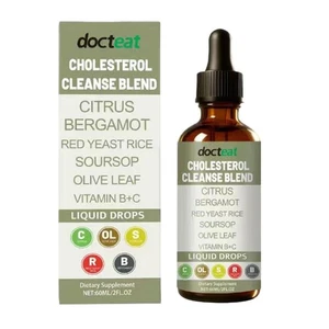 Zitrus Bergamotte Ergänzung Tropfen - Cholesterin Unterstützung Mischung 60ml / - Bild 1 von 15