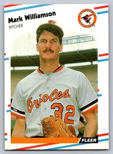 1988 Fleer #574 Mark Williamson Baltimore Orioles - Picture 1 of 2