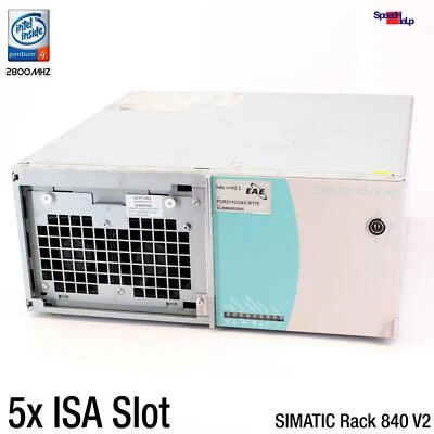 5x ISA Slot Siemens Simatic 840 V2 Rack PC 6ES7643 Computer Pentium 4 2800MHz - Image 1 of 4