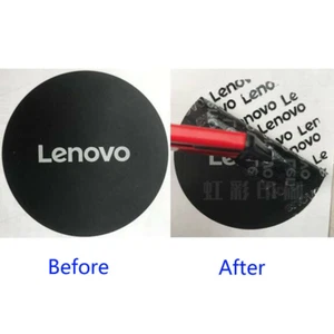 100 un. 70mm Etiquetas Antifalsificación para Portátil Lenovo Notebook Caja Selladora Estuche Negro - Imagen 1 de 2