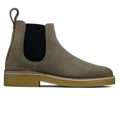 Stivali Chelsea Clarks Originals DESERT CHELSEA 2 Grigi Interessi Scamoscio