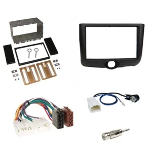 Autoradio Doppel-DIN Radioblende+ISO Adapter+Antenne für Toyota Yaris 1999-2003 - Bild 1 von 1