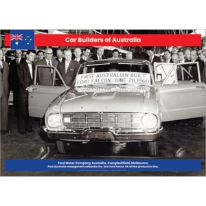 Car Builders Australia Art Print - Ford Falcon XK First 1960 - Multi sizes - Picture 1 of 5