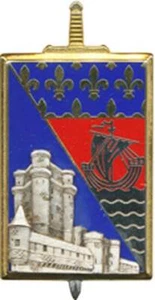 Base de Soutien, VINCENNES, épingle sertie, LR 4744 (0995) - Imagen 1 de 2