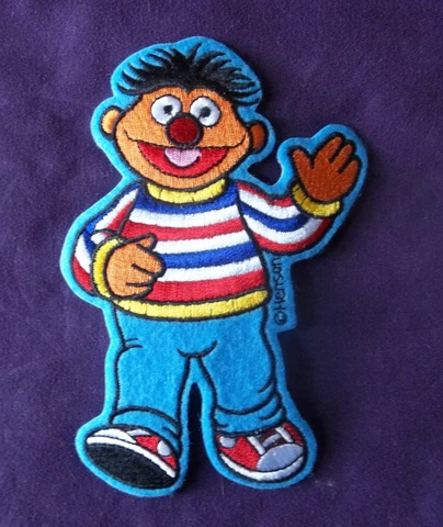 ERNIE PATCH SESAME STREET EMROIDERED PATCH BODY PATCH JIM HENSON Cover