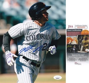 Nolan Arenado Colorado Rockies JSA COA SIGNED 8x10 PHOTO AUTOGRAPHED RARE - Picture 1 of 3