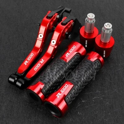 For SUZUKI GSXR1000 GSX-R1000 2001-2018 CNC Brake Clutch Levers Handlebar Grip — 第 1/4 张图片
