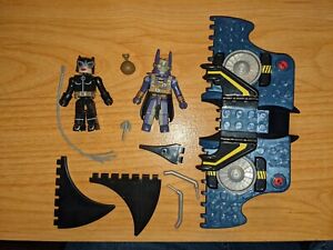 2004 C3 Construction (Minimates)  Catwoman & Stealth Batman with Batglider.