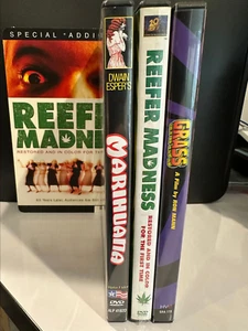 Marijuana Propaganda 3 Film Bundle & More DVD - Reefer Madness, Grass, Marihuana - Picture 1 of 7