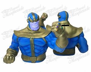 Marvel Thanos Figure Statue Bust Licensed Piggy Coin Bank 