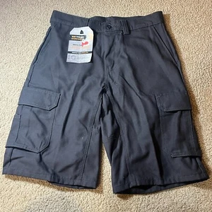 Wrangler Workwear Cargo Shorts Mens Size 30 x 12 Gray Black - NWT - Picture 1 of 12