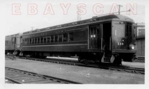 7J513 RP 1951 LACKAWANNA & WYOMING VALLEY RAILROAD E MOTOR CAR #116 - Picture 1 of 1