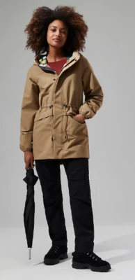 Berghaus Ladies Swirlhow Hooded Jacket - Nat/Red/Dk Turq, RRP £180, BNWT. n35 - Image 1 of 4