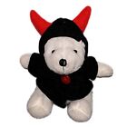 Devil Teddy Bär Plüsch Figur - Sehr Süß mit Teufelshörnern Goth Emo Geschenk