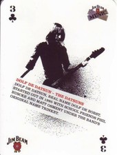 Dolf de Datsun The Datsuns Trinket Music Playing Card Jim Beam