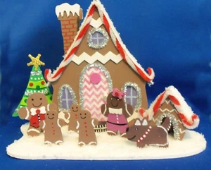 Puppenhaus Miniatur Lebkuchenhaus Szenario - Bild 1 von 9