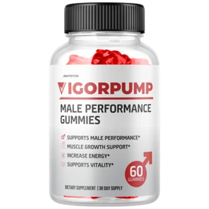 Vigor Pump Gummies for Men Advanced Drive and Energy Support - 60 Gummies - Picture 1 of 5