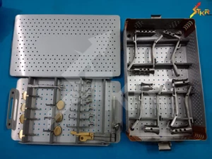 Caspar Lumbar Discectomy Retractor Set Surgical Instruments Kit With Container - Picture 1 of 7