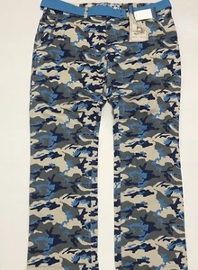 M Society Basic Essentials mens Belted Twill Big City Cargo Pants nwt 42x32 - Picture 1 of 6