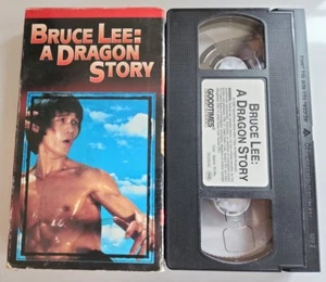 Bruce Lee A Dragon Story 1997 Vol. 4 VHS Tape Kung Fu Biopic Cinema Martial Arts - Picture 1 of 2