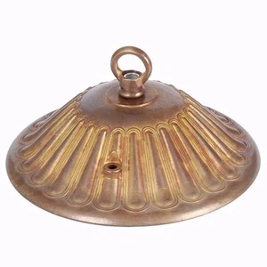 Decorative Brass Ceiling Rose - Picture 1 of 10